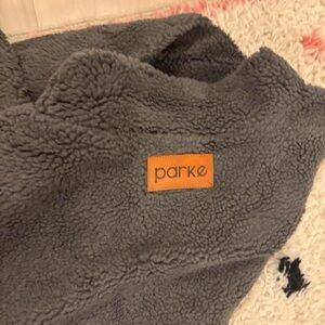 Parke Sherpa Mockneck - In Charcoal